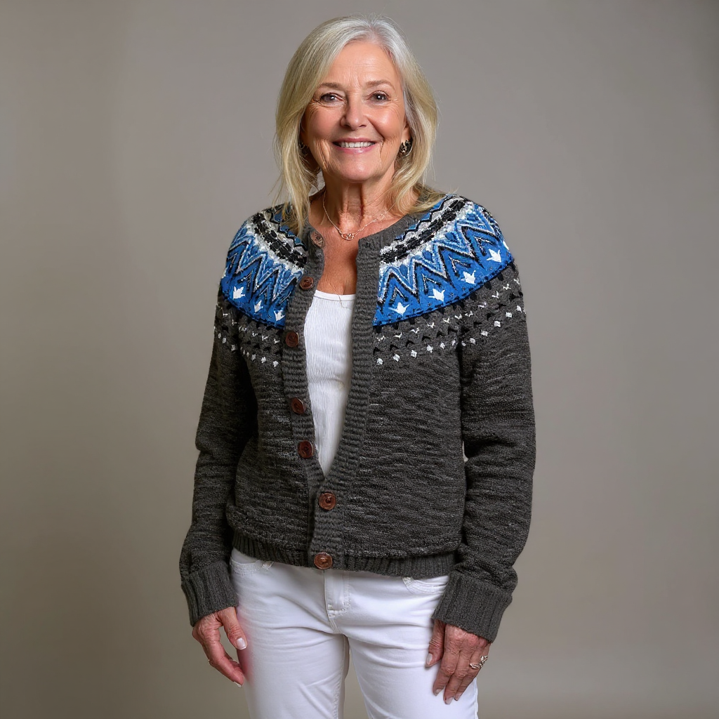 Lois & Tom's  - Retro Icelandic Wool Cardigan