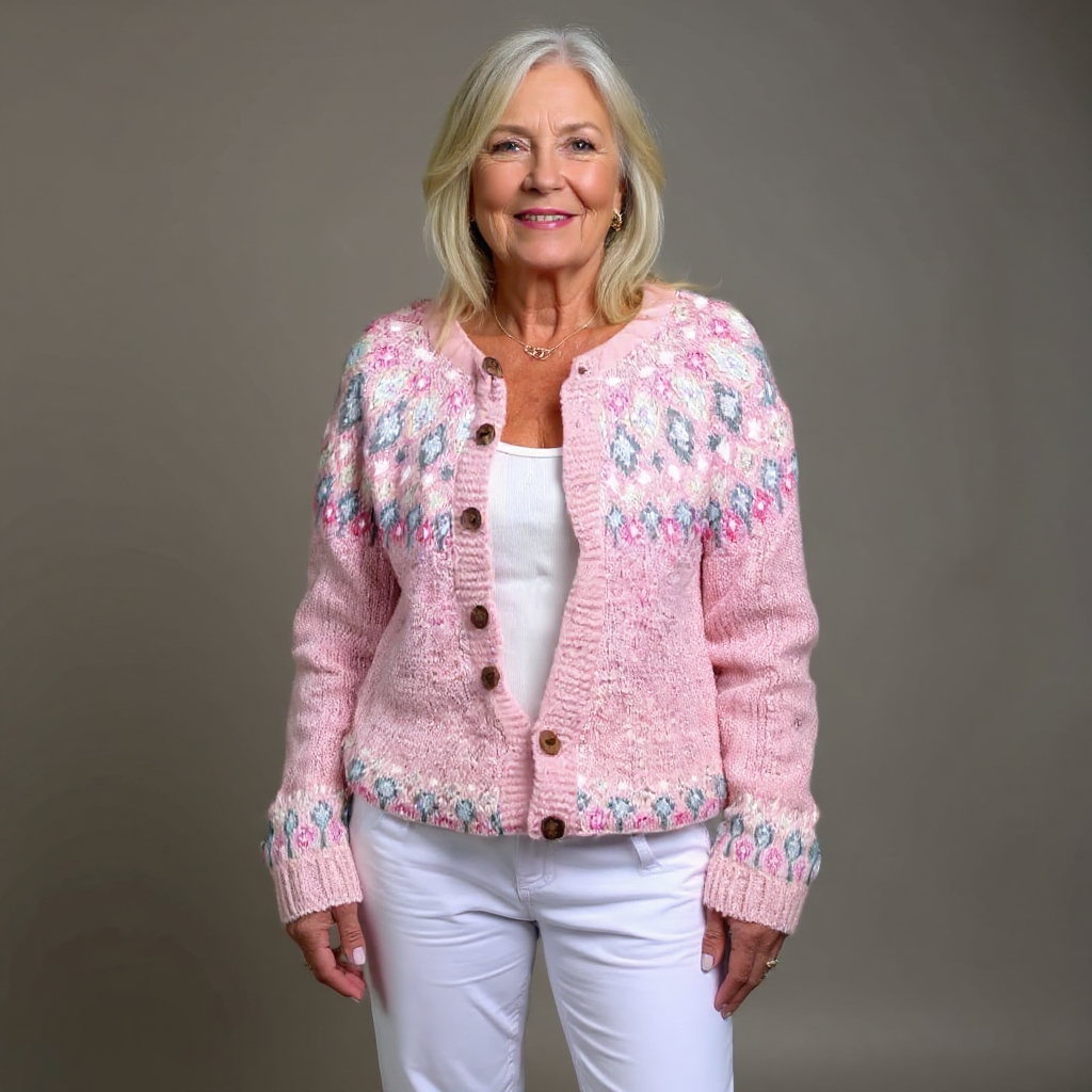 Lois & Tom's - Cozy Pink Wool Cardigan