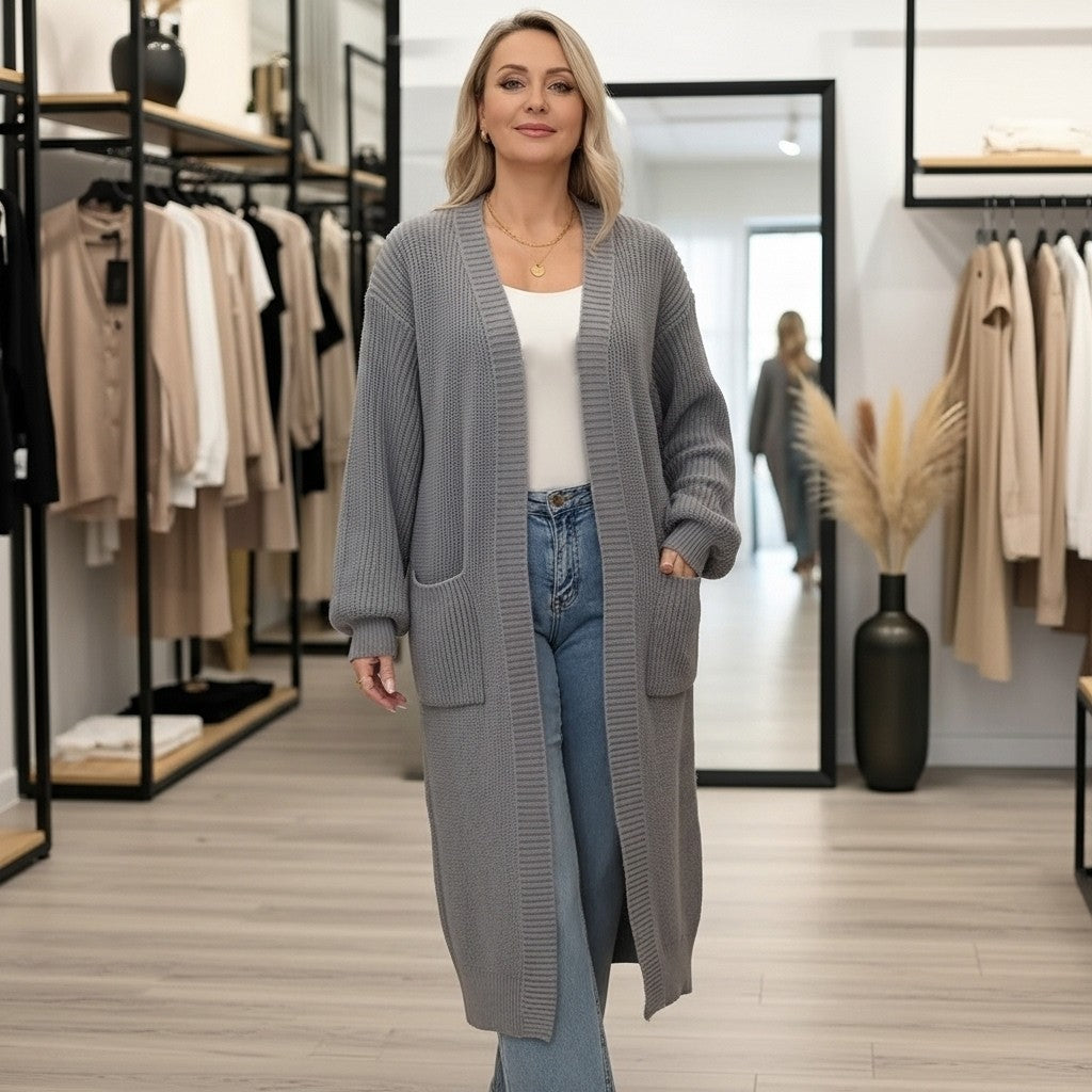 JULEE - CASUAL GILET EN MAILLE