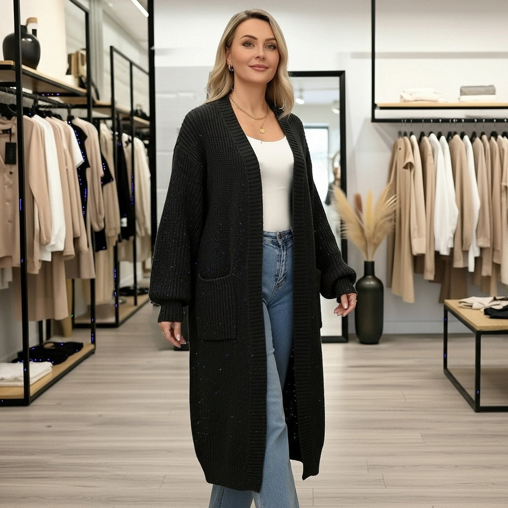JULEE - CASUAL GILET EN MAILLE