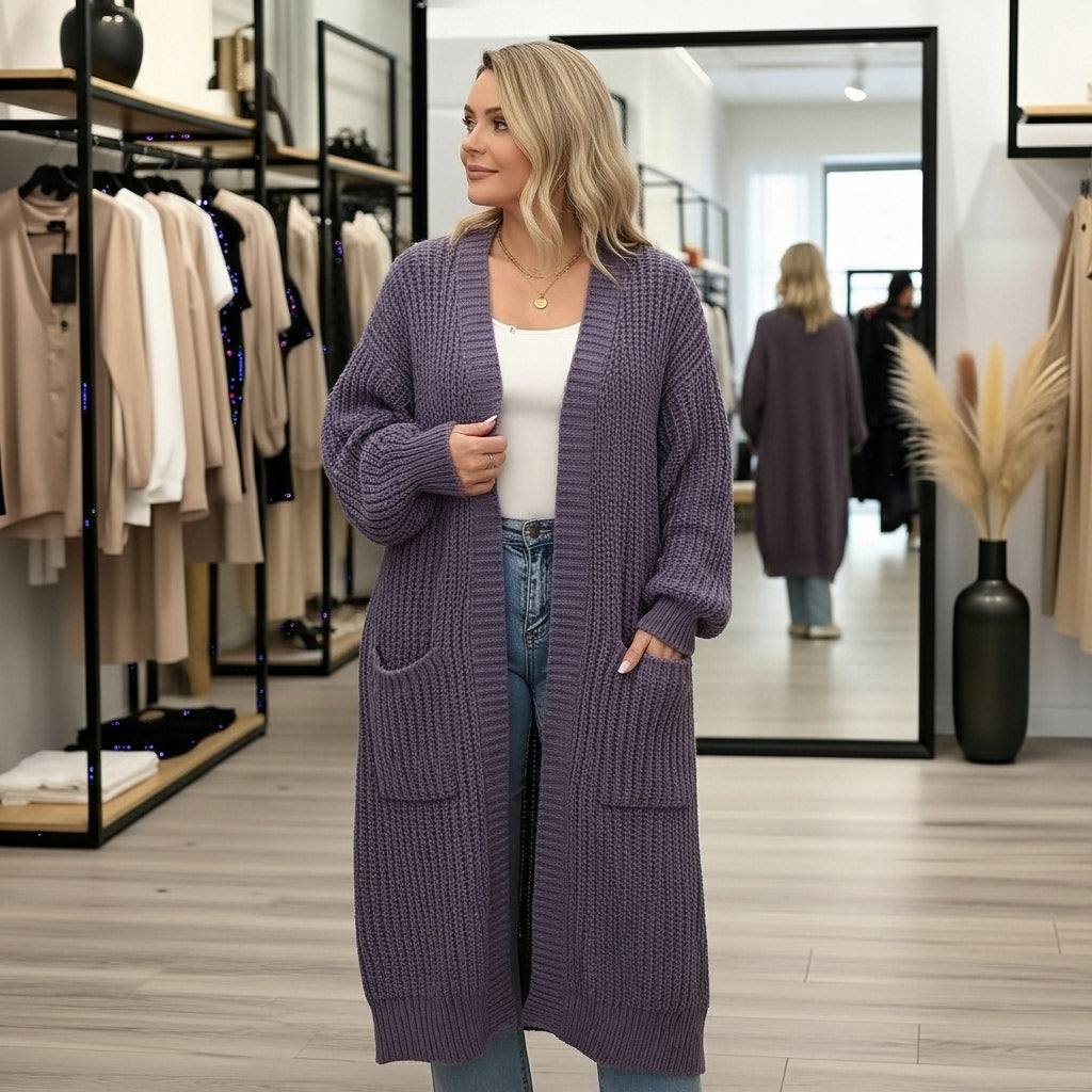 JULEE - CASUAL GILET EN MAILLE