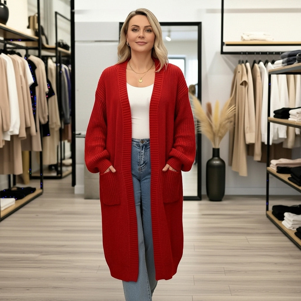 JULEE - CASUAL GILET EN MAILLE