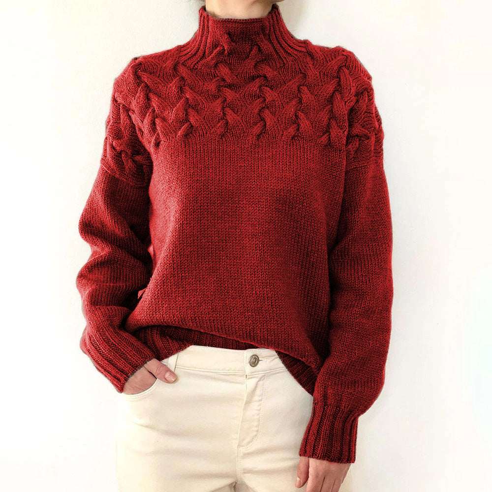 Elena | Warm Knitted Turtleneck