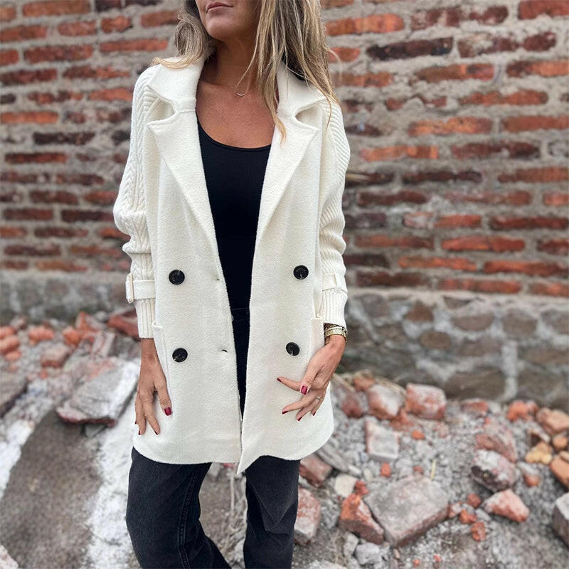 Mila - Mid-Length Double-Breasted Coat